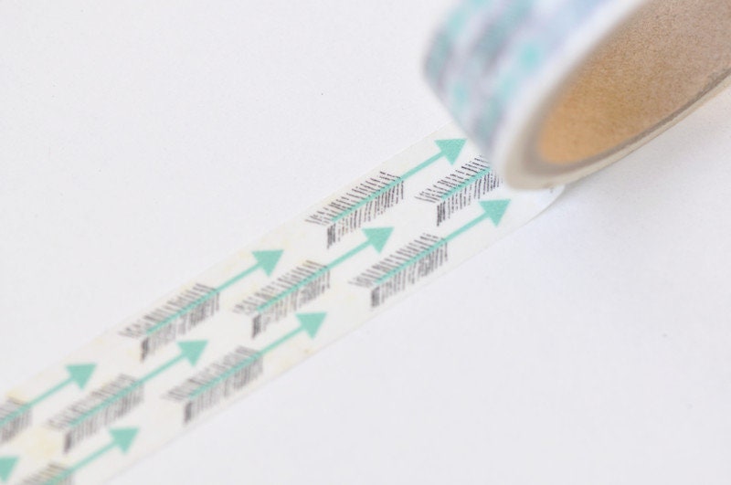 Cute Arrow Washi Tape 15mm wide x 5M long No.13385