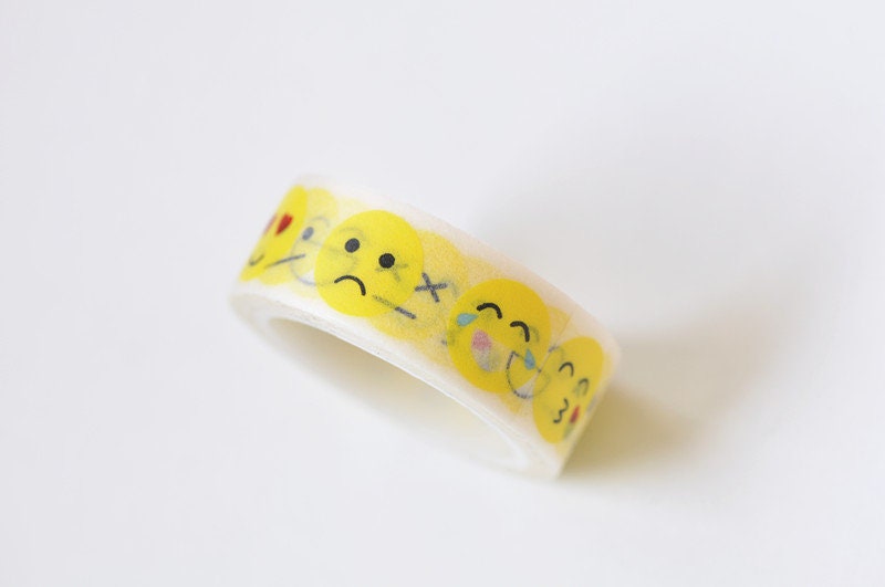 Face Expressions Washi Tape 15mm x 5M No.12940