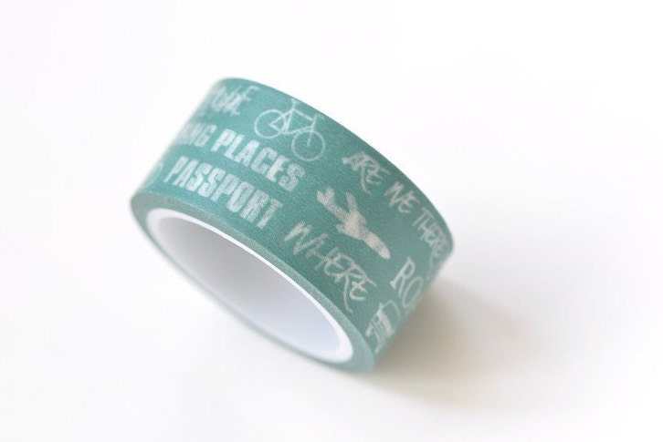 Travel Washi Tape Journal Supplies 20mm Wide x 5M Roll No.13319