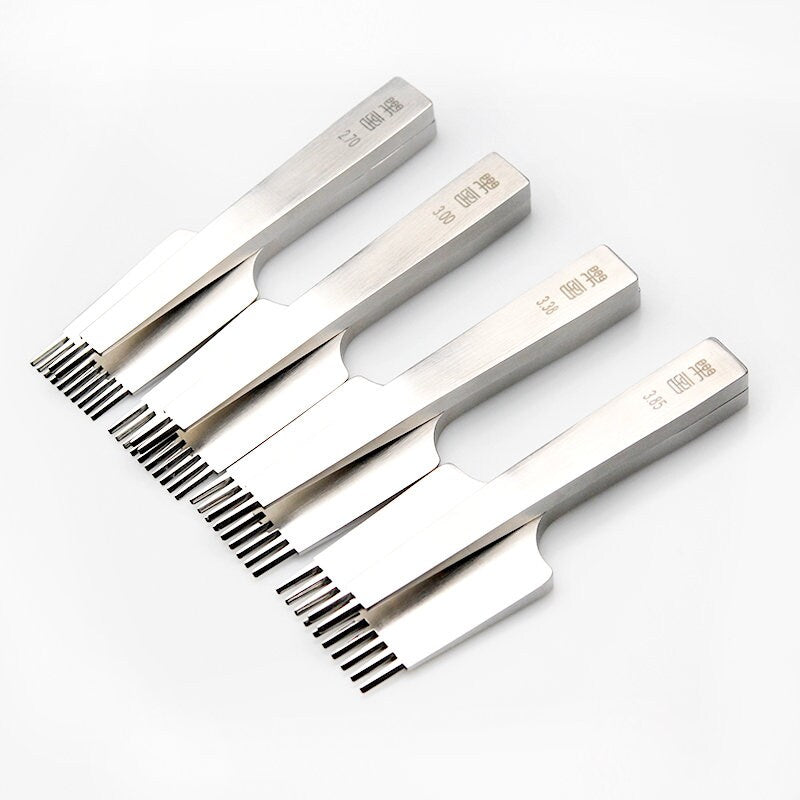 2.7mm/3mm/3.38mm/3.85mm Leather Stitching Prong Chisel -2/9/10 Prongs Available