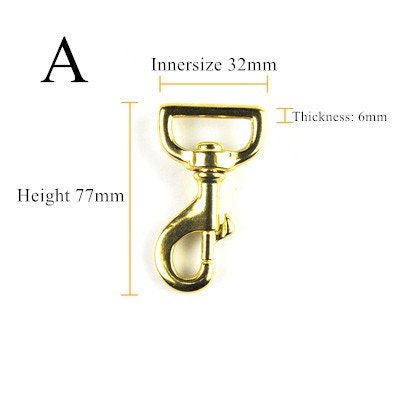 Swivel Gate Hooks, Metal D Rings Bag Maker Essential 1PC A Pack