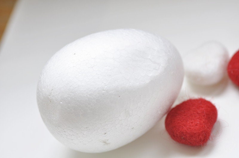 Easter Eggs Styrofoam Foam Ball 5pcs A Pack