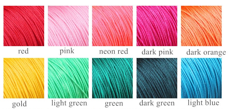 0.5mm Round Waxed Polyester Thread For Leather Craft Hand Sewing Essential 100 Meters Roll