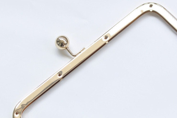 Metal Purse Frame Clutch Bag Purse Frame With Screws Gunmetal/ Light Gold/ Bronze 20.5cm ( 8")