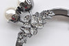 Retro Pearl Head Purse Frame With Screws Handle Purse Frame 18cm ( 7")
