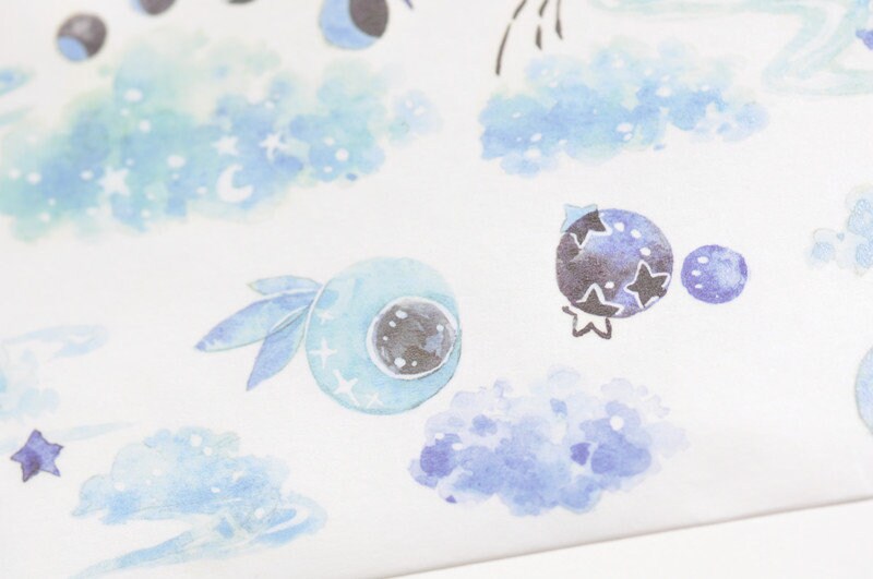 Moon Star Adhesive Washi Tape Wide Paper Tape 70mm Wide x 3M Roll No.10706