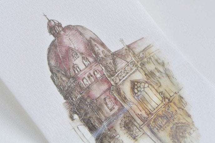 Retro Castles Washi Tape Wide Deco Tape 60mm wide x 3M long No.10676