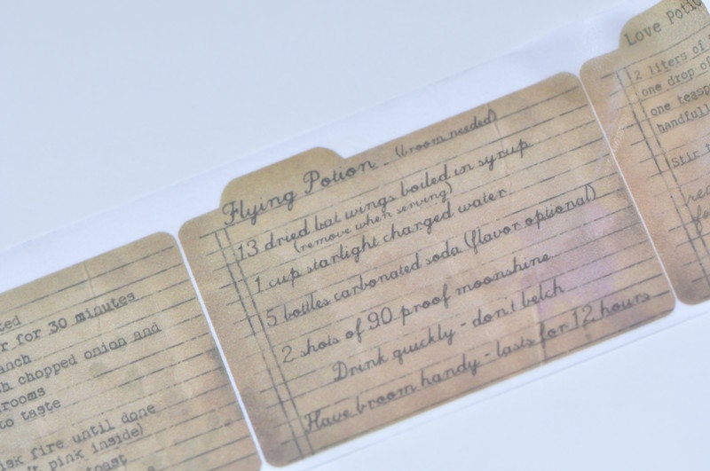 Vintage Handwriting Washi Tape 45mm wide x 5M long No.13223