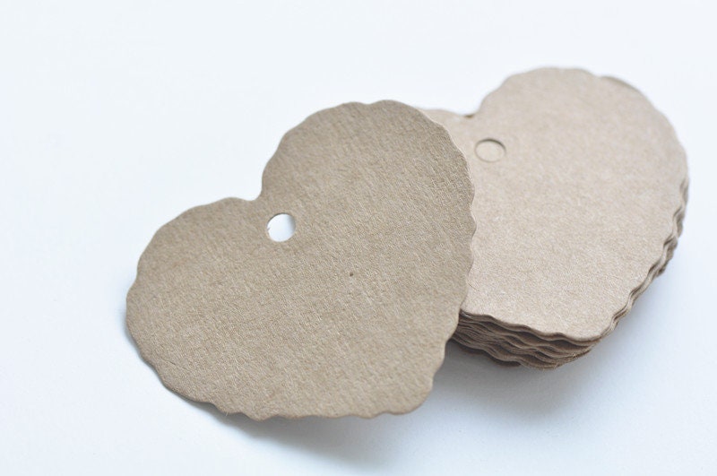 100pcs Blank Tags Bridal Shower Favor Tags Flower Wedding Tags Party Tags Three Colors 6x5.5cm