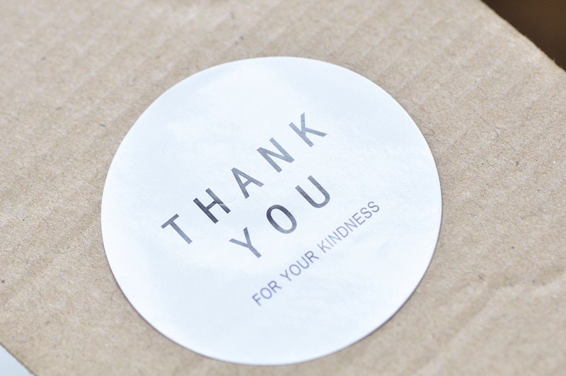 100pcs Thank You Stickers | Thank You Cards | Business Stickers