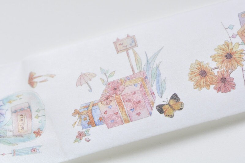 Summer Washi Tape Japanese Masking Tape 40mm Wide x 3M No.10700