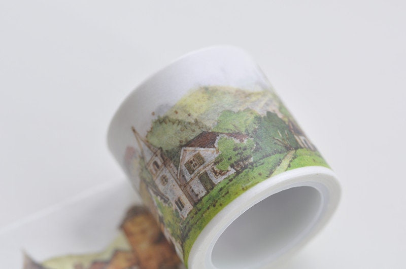 Vintage House Washi Tape /Japanese Masking Deco Tape 35mm x 5M No.13349