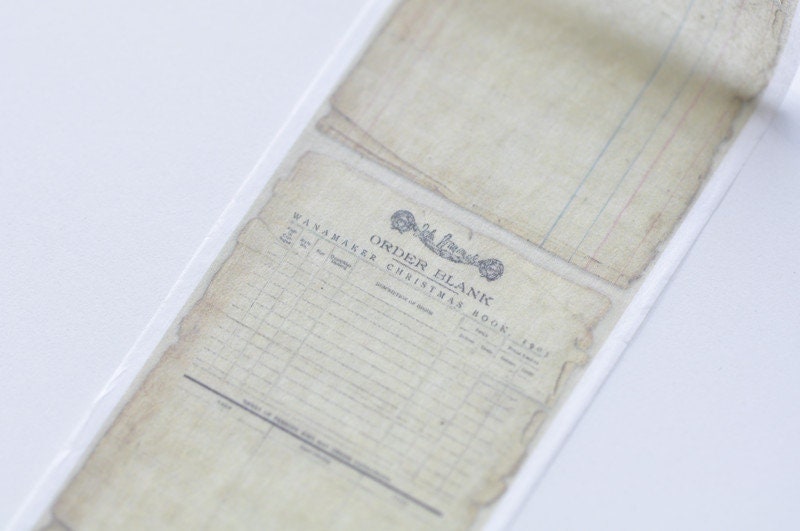 Retro Planner Washi Tape 40mm wide x 5M Roll No.10627