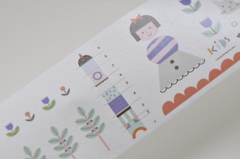 Lovely Girls Fruits Plants Washi Tape 40mm x 3M No.13315