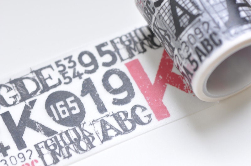 Retro Wide Washi Tape 50mm Wide x 5M Long No.12233