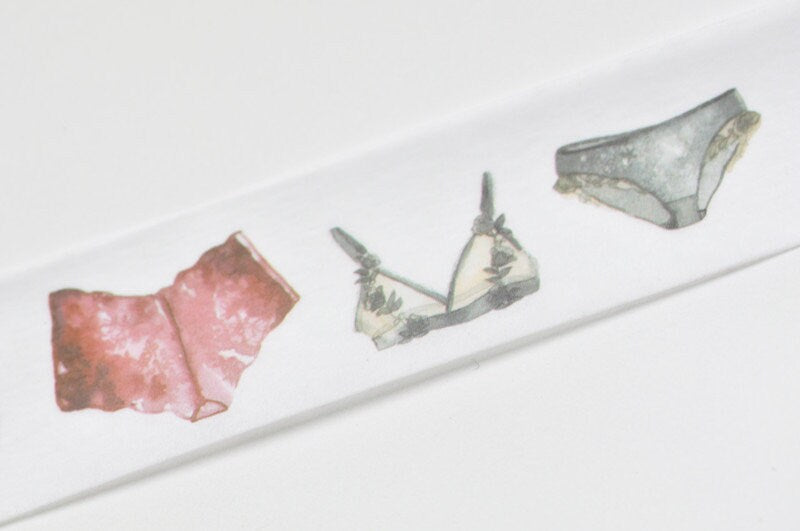 Sexy Underwear Washi Tape Planner Deco Tape 25mm wide x 5M No.12366