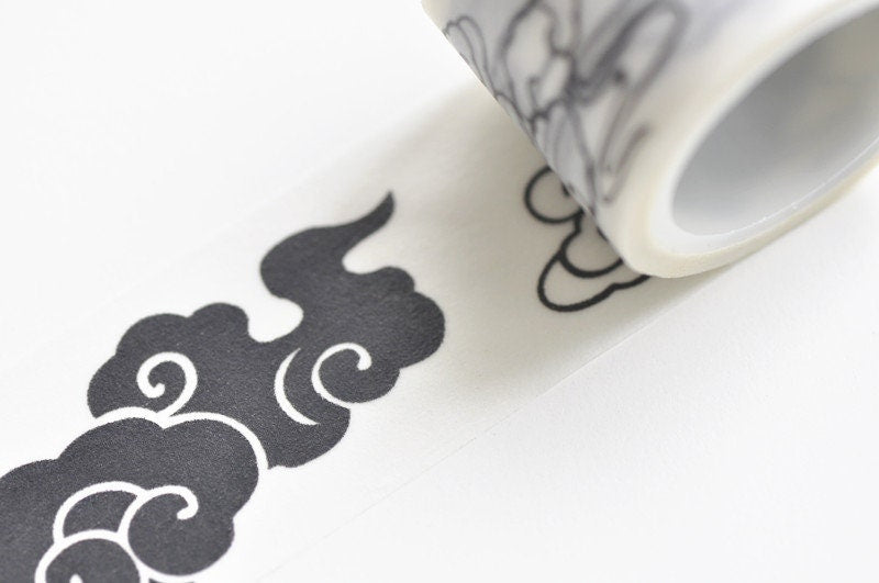 Lovely Clouds Washi Tape 30mm wide x 5 Meters Roll (approx. 1 1/4