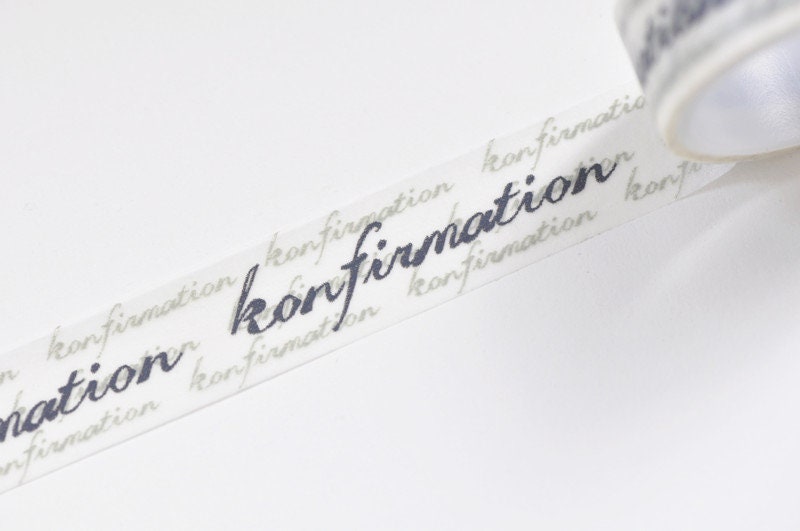 Retro Masking Washi Tape 15mm Wide x 10M Roll No.12897