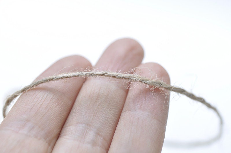 Natural organic Hemp Rope/Hemp Rope Cord/Garden Twine 1.5mm x 100M