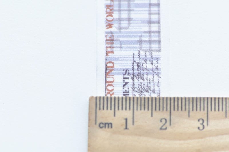 Retro Travel Washi Tape Postcrossing Card Scrapbooking Tape 20mm Wide x 5 Meters Roll No.13220