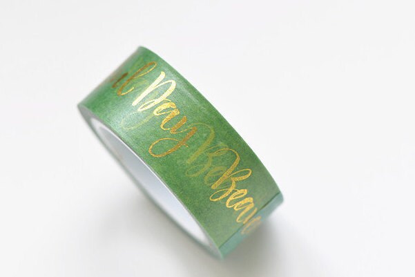 Beautiful Day Washi Tape /Japanese Masking Tape/ Birthday Holiday Deco Tape 15mm wide x 5M Roll No.12220