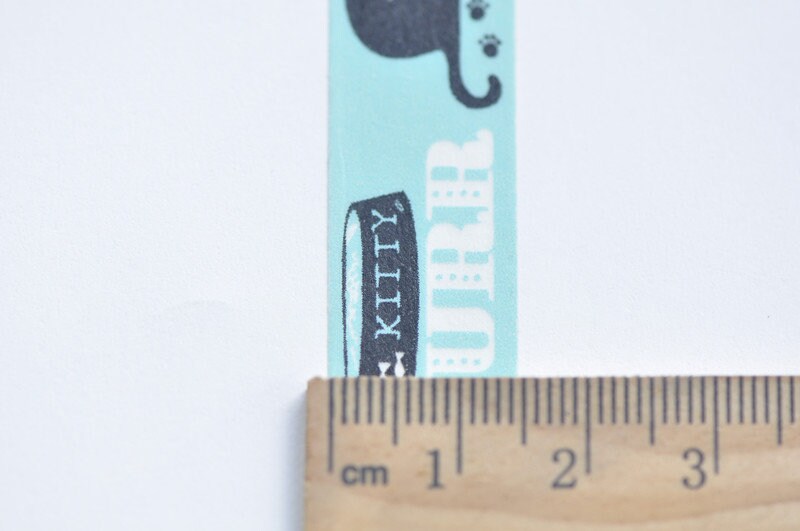Lovely Cat Washi Tape Kitten Masking Tape 15mm Wide x 10 Meters No.12893