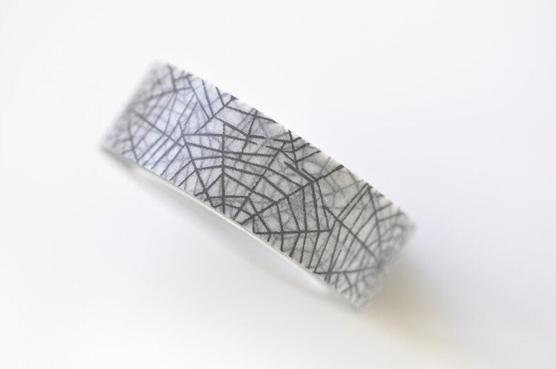Spider Cobweb Washi Tape/ Halloween Masking Tape 15mm Wide x 5M No.13283