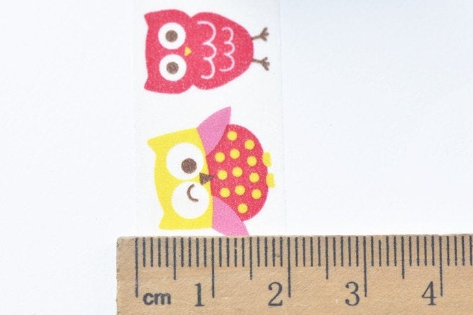 Lovely Owl Design Washi Tape 20mm x 5M Roll No.12230