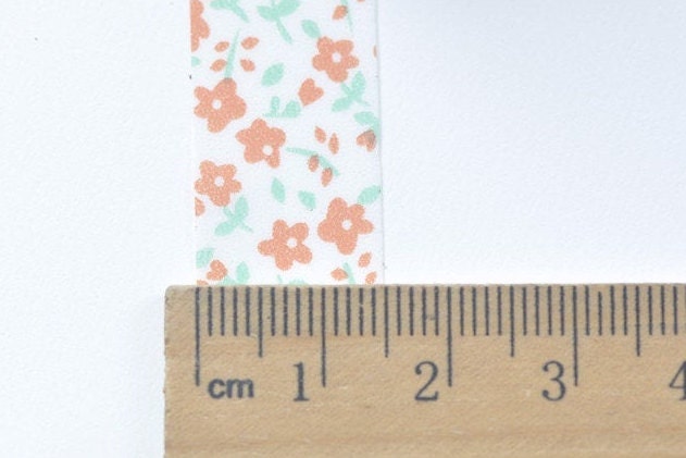 Fancy Floral Design Washi Tape 15mm Wide x 5 Meters Roll No.10589