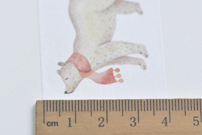 Bears Selecting Their Christmas Tree Masking Tape 40mm Wide x 5M Long No.12065