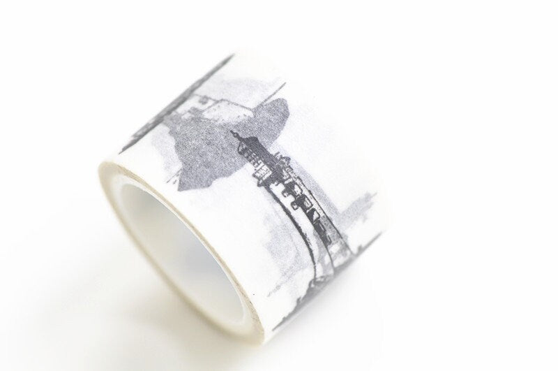 Retro Beacon Washi Tape Scrapbooking Tape 30mm wide x 5M long (1 1/4