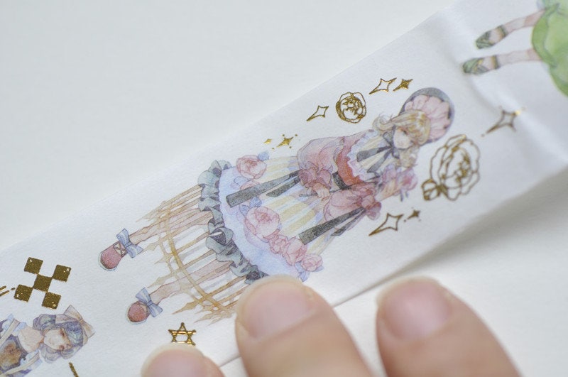 Cute Girls Washi Masking Tape Scrapbooking Supply 30mm x 5M No.12558