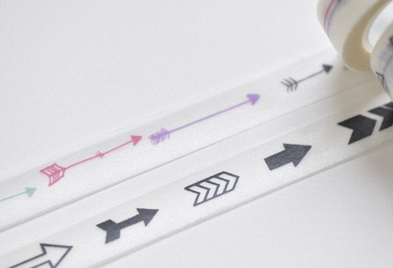 Arrow Skinny Washi Tape Paper Craft 10mm x 10M