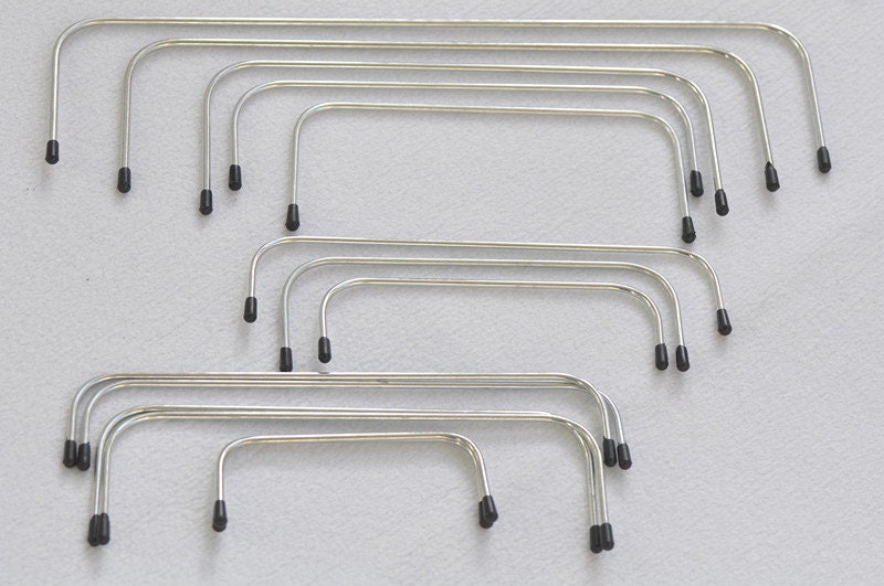One Pair Internal Purse Frame Rectangular Internal Wire Frames 10cm(4