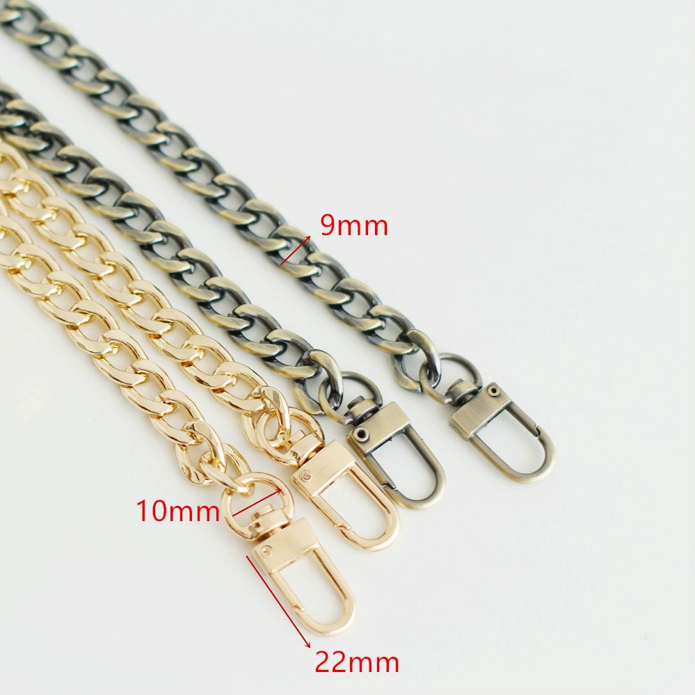 9mm Retro Purse Frame Chain Handbag Chain 120cm Pick Color