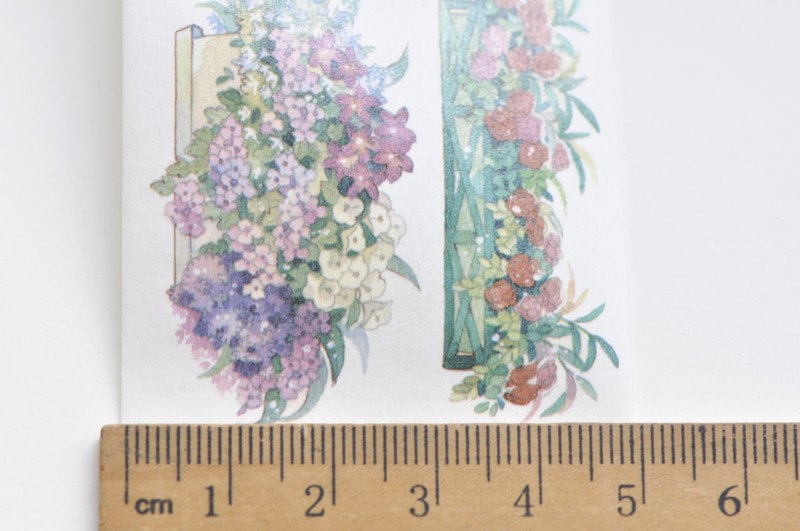 Retro Windows Washi Tape Journals Tape 50mm wide x 3 Meters No.12180