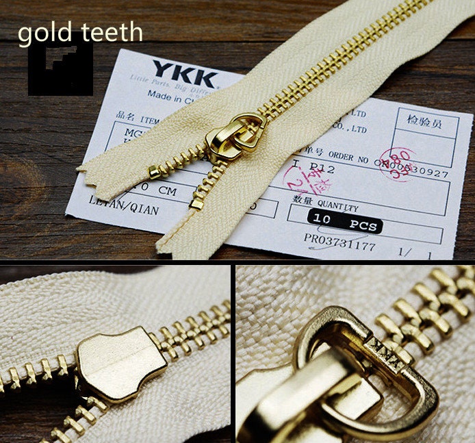 Handbag Zippers No.5 Beige/ Light Brown/ Dark Brown/ Black 40cm