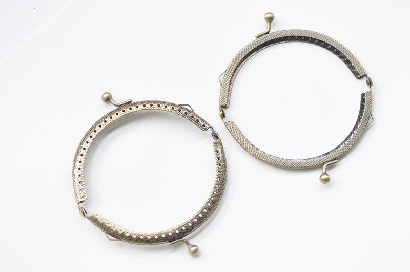 Retro Bronze Purse Frame Sewing Purse Frame 6.5/7.5/8.5/10.5/12.5/15/20cm (2"to 8")