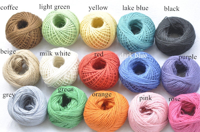 2mm Natural Hemp Rope Bondage Kit Craft Projects Decorating 100 Meters A Roll