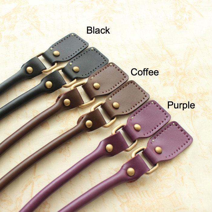 1.5cm x 55cm Leather Shoulder Handbag Strap A Pair