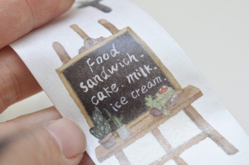 Retro Wide Washi Tape Journals Tape 40mm Wide x 3M Long No.12172