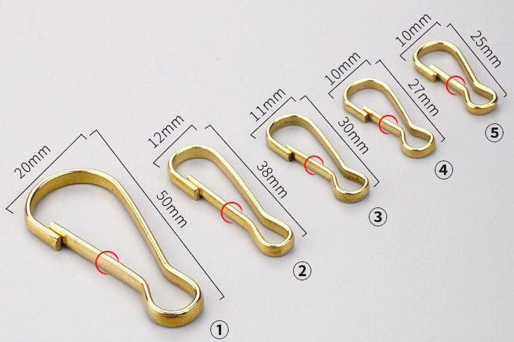 Rero Brass Key Rings Unique Key Ring Maker 2pcs A Pack