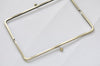 27cm (10 1/2") Brushed Brass Purse Frame Large Bag Hanger Glue-In Style 27 x 12cm