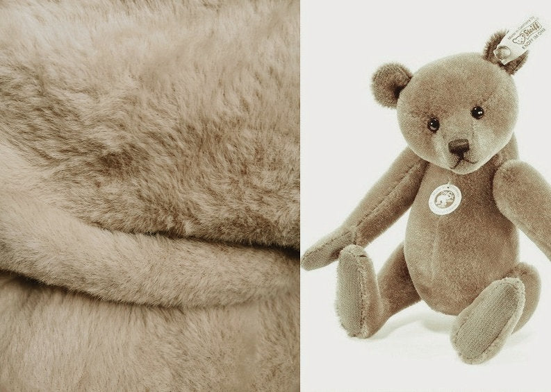 150cm x 48cm ( 59"x 19") Light Coffee Fabric Teddy Bears Fabric For Doll Making