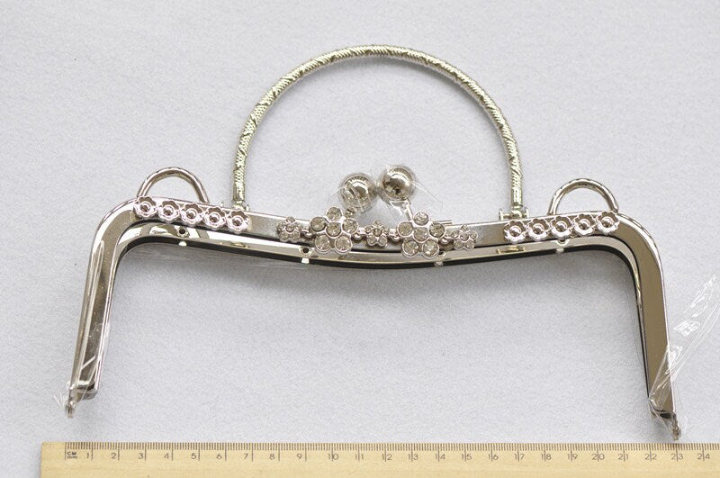 9" Metal Handle Purse Frame Vintage Clutch Bag Making Supplier 23cm x 9cm