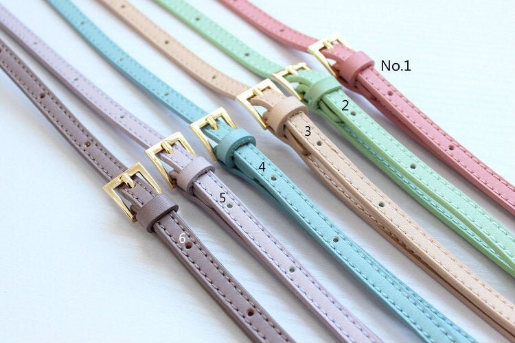 9mm Width Leather Shoulder Handbag Strap Adjustable 107-125cm