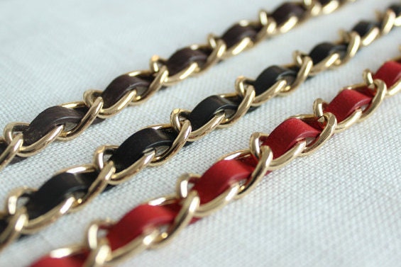 10mm Width Leather Shoulder Light Gold Handbag Strap 60cm/100cm/110cm/120cm/140cm