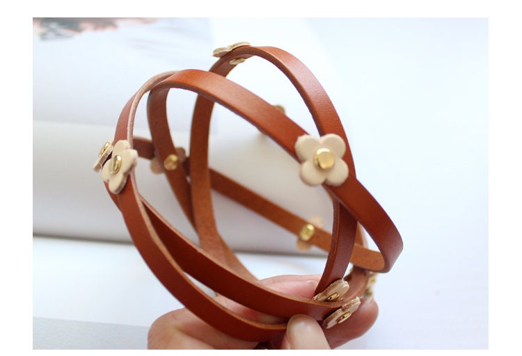 7mm x 110cm Leather Shoulder Handbag Strap