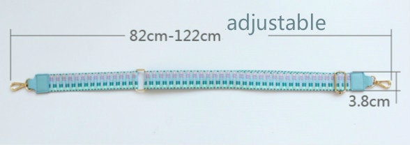 38mm Width Bag Strap Adjustable Length 82-122cm With Lobsters