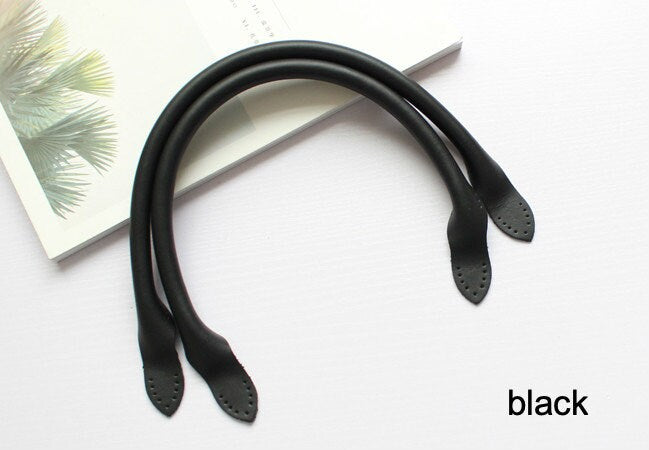 A Pair Sewing Leather Handbag Handle 3 Colors Length 31.5cm/45cm